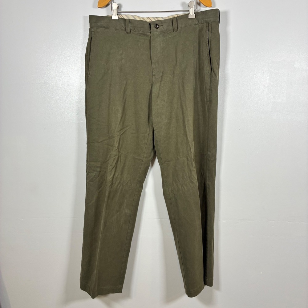 Tommy Bahama Chinos 36 Cotton Tencel Stretch Coastal Resort Preppy Travel Flat